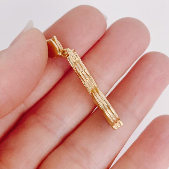 VTG Signed Swarovski Swan Charm Pendant Dollar Sign Gold Tone Crystal Y2K Blingy - Picture 5 of 11